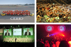 EAST END Mitarbeiter Events - diverse Projektbeispiele